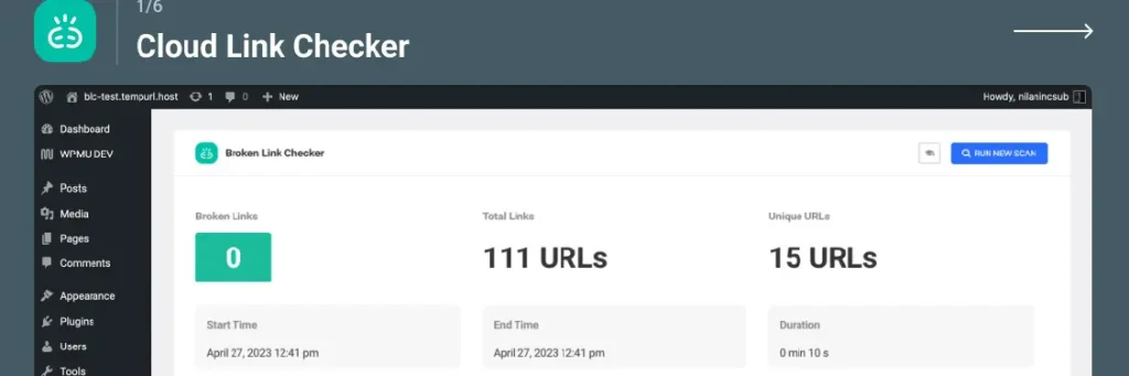 broken link checker - wordpress seo plugin
